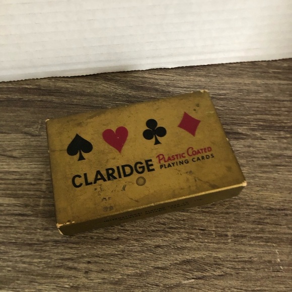 Vtg Claridge Purple Floral Playing Cards - Picture 10 of 10